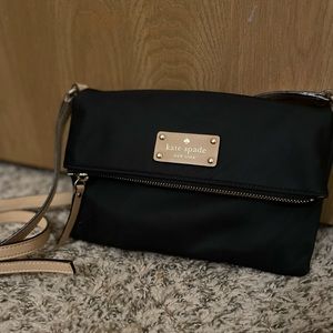Kate Spade - Crossbody - Black with Gold Trim - Gently Used